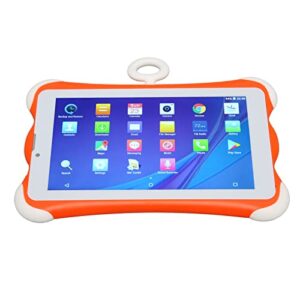 wifi kids tablet, orange 7 inch 1280x800 ram 3gb rom 32gb dual sim dual standby kids tablet (us plug)