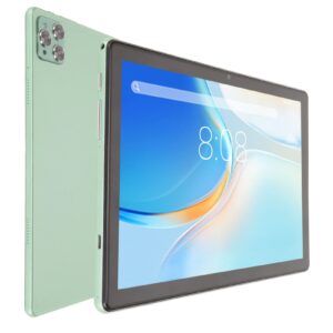 pssopp 10 inch tablet, 5mp 13mp camera octa core gaming tablet 6gb ram 256gb rom (green)