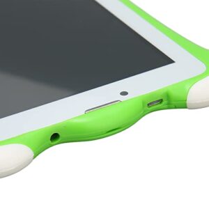 Tablet, Kids Tablet 100-240V 7 Inch RAM 3GB ROM 32GB 6000mah Rechargeable Battery HD 1280x800 Green (US Plug)
