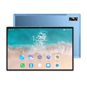 Pssopp Office Tablet, Octacore CPU FHD Display 100‑240V 5G WiFi HD (Blue)