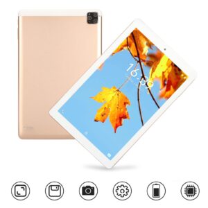 Tablet PC, HD Tablet 100-240V 4GB RAM 64GB ROM Dual Camera for Android 10 (US Plug)