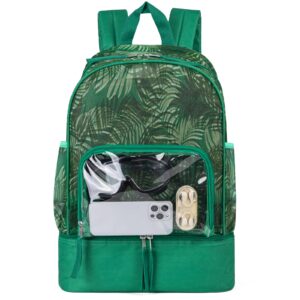 greentaya women beach backpack mesh bookbag lightweight casual backpack for work travel
