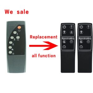 Remote Control ONLY for Twin Star 18EF031GRP 26EF031SRP 328EF031GRP 18EF031SRP 23EF031GRP 23EF031SRP 25EF031GRP 26EF031GRP Protable 3D Electric Heater Fireplace