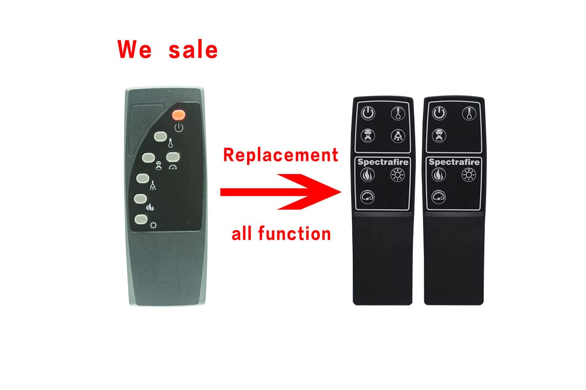 Remote Control ONLY for Twin Star 18EF031GRP 26EF031SRP 328EF031GRP 18EF031SRP 23EF031GRP 23EF031SRP 25EF031GRP 26EF031GRP Protable 3D Electric Heater Fireplace