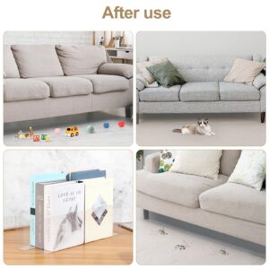 ZVEARHNT Clear Toy Blockers for Furniture, Toy Blockers for Furniture, Easy Installation of Toy Blocker, Suitable for People with Pets and Children at Home (15.7 * 1.57 * 1.57inch)