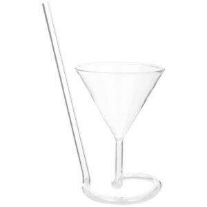 kichvoe glass wine decanter milk cup cocktail glass built in straw martini gin vampires cocktails wines glasses whiskey cup wine goblet glasses drinking cup to rotate coffee cup