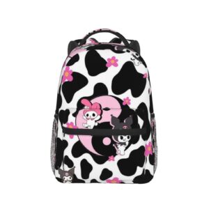 DIEZ My Bunny Melody And Kawaii Backpack Cartoon Large Backpacks Daypack Cute Backpacks For Women Anime Characters With Keychain