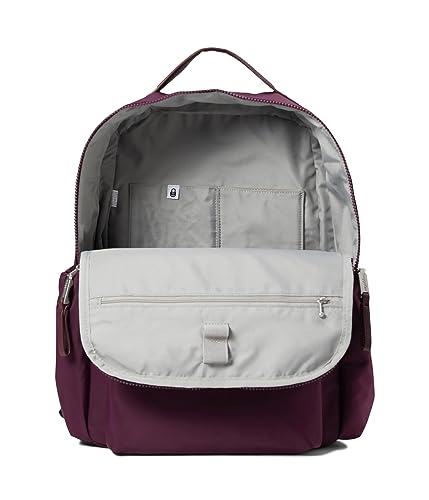 Baggallini Women's Tribeca Expandable Laptop Backpack, Mulberry