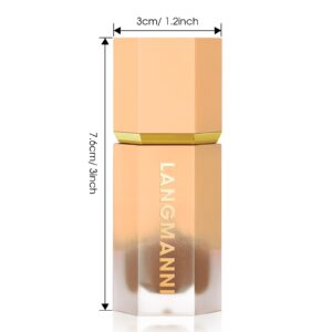 BEFIVECOK Liquid Contour Stick Makeup - Cream Face Contour Wand with Cushion Applicator, Natural Matte Long Lasting Creamy Bronzer Contour, Lightweight Silky Blendable (#01 LIGHT TO MEDIUM)