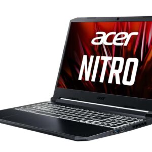 acer Nitro AN515 Gaming Laptop Six Core Intel i5-11400H up to 4.5Ghz 16GB 512GB SSD 15.6in Full HD HDMI Multi-Color RGB Backlit Keyboard NVIDIA GeForce RTX 3050 Win 11 (AN515-57- Renewed)