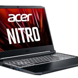 acer Nitro AN515 Gaming Laptop Six Core Intel i5-11400H up to 4.5Ghz 16GB 512GB SSD 15.6in Full HD HDMI Multi-Color RGB Backlit Keyboard NVIDIA GeForce RTX 3050 Win 11 (AN515-57- Renewed)