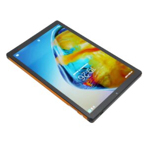 tablet pc, 5g wifi 5mp front 8mp rear orange 100-240v 10 inch (us plug)