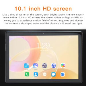 10 Inch Tablet Dual Camera 2 Card Slots 4G Network Office Tablet Blue IPS for School (US Plug)