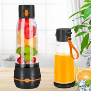 portable blender personal blender for shakes and smoothies, mini usb blender with 6 blades, 17oz blender to go for travel, office, and sports, black