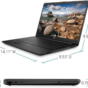 HP 15.6'' Laptop with 1 Year Microsoft Office 365,Intel Pentium Quad-Core Processor,Long Battery Life,RJ-45 Ethernet Port,USB Type-C,Wi-Fi,Webcam,HDMI,NLY MP,Windows 11 (16GB RAM | 1TB SSD) Black