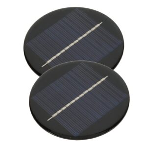 6v solar panel waterproof circular solar panel for home outdoor use