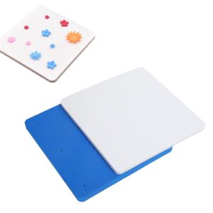 Cake Modelling Pad Fondant Wavy Foam Mat White Blue Cake Shaping Sponge Mat Decoration Modelling Pad Sugar Flowers Drying Tool