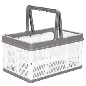 hemoton woven baskets collapsible storage bins snack stackable storage bins shopping basket wicker hamper snack containers blanket storage basket white hollow out dish lifter office