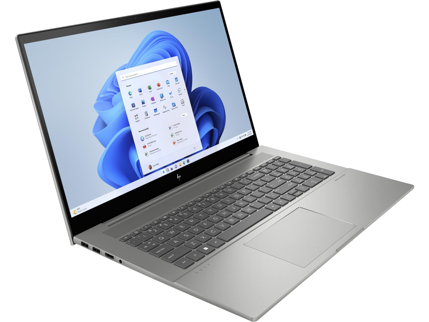 HP Envy Laptop 2023 New, 17.3" FHD IPS Touchscreen, Intel Core i7-1355U 10-Core, NVDIA GeForce RTX 3050, 48GB DDR4, 2TB SSD, Backlit Keyboard, Thunderbolt 4, Wi-Fi 6E, Win11 Pro, COU 32GB USB