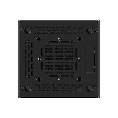 HUNSN Micro Firewall Appliance, Mini PC, VPN, Router PC, Intel Alder Lake-N 12th Gen N100, RJ42, 4 x 2.5GbE I226-V, 2 x HDMI, DP, TF, Type-C, Barebone, NO RAM, NO Storage, NO System