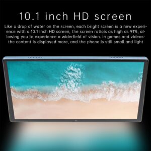 10.1 Inch Android 12 Tablet, 5G WiFi Tablet, 2 in 1 Function Tablet, Octa Core Processor, 8GB RAM 256GB ROM, 1960x1080 Resolution, for Students and Adults (US Plug)