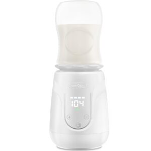 portable bottle warmer with long battery life, baby bottle warmer for most milk bottles rechargeable baby bottle warmer for travel quick heating baby milk breastmilk with precise temperature control