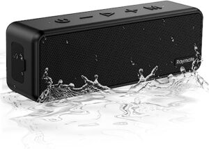 raymate bluetooth speakers, 20w ipx7 waterproof speaker wireless bluetooth-v5.0, hifi stereo sound, 1000mins playtime, portable speaker for outdoor