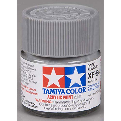 TAMIYA Acrylic Mini XF54 Dk Sea Grey TAM81754 Plastics Paint Acrylic