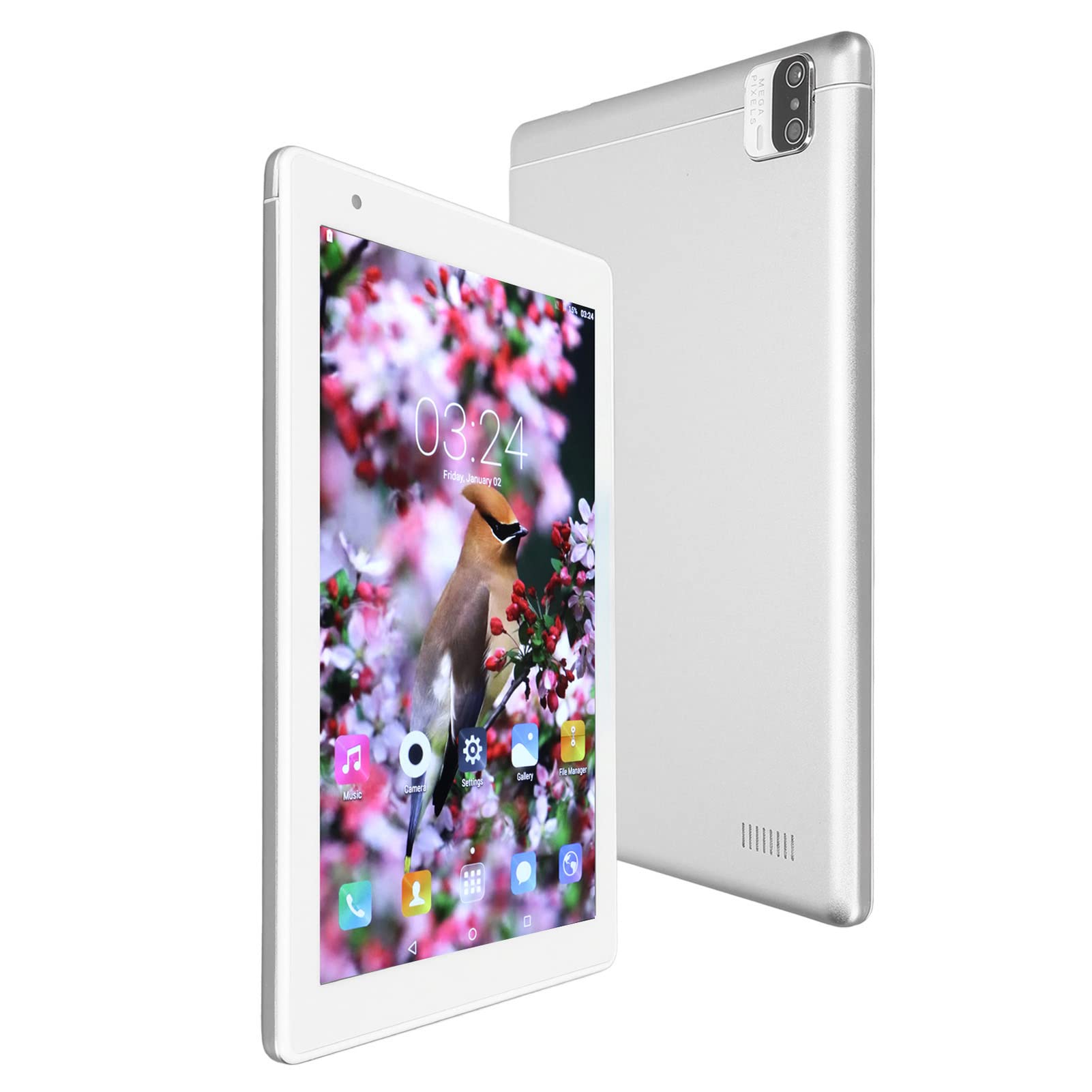 Tablet, 8 IPS Display 8.0 Tablet Dual Camera Octa-Core Processor 2GB RAM 32GB ROM Home (US Plug)