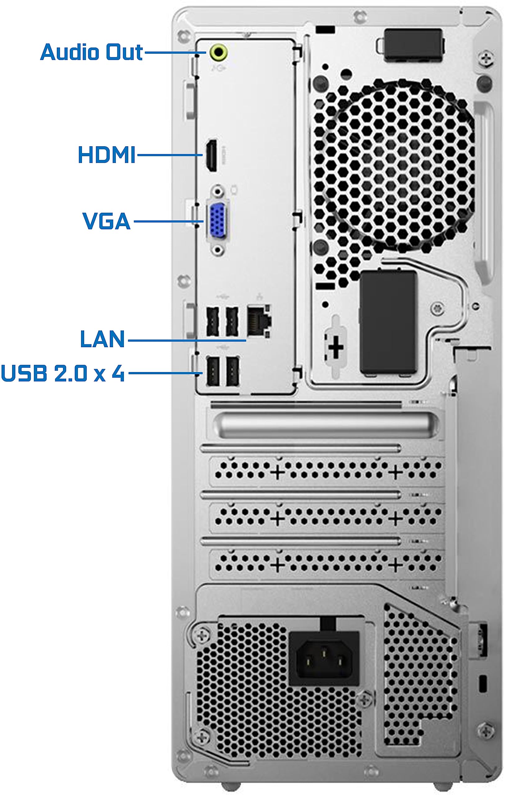 Lenovo IdeaCentre 5 Desktop, i9-12900K, 64GB RAM, 4TB NVMe SSD, HDMI, VGA, Wi-Fi, Bluetooth, USB C, Windows 11 Pro, white