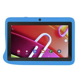 pssopp reading tablet, 7 inch tablet octa core cpu 4gb ram 128gb rom hd ips screen dual camera blue (blue)