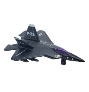 zugar land die-cast pullback stealth bomber models (4.25"-5.25") sr-71 blackbird, f-22 raptor, f-117 nighthawk, b2 bomber (f-22 raptor)