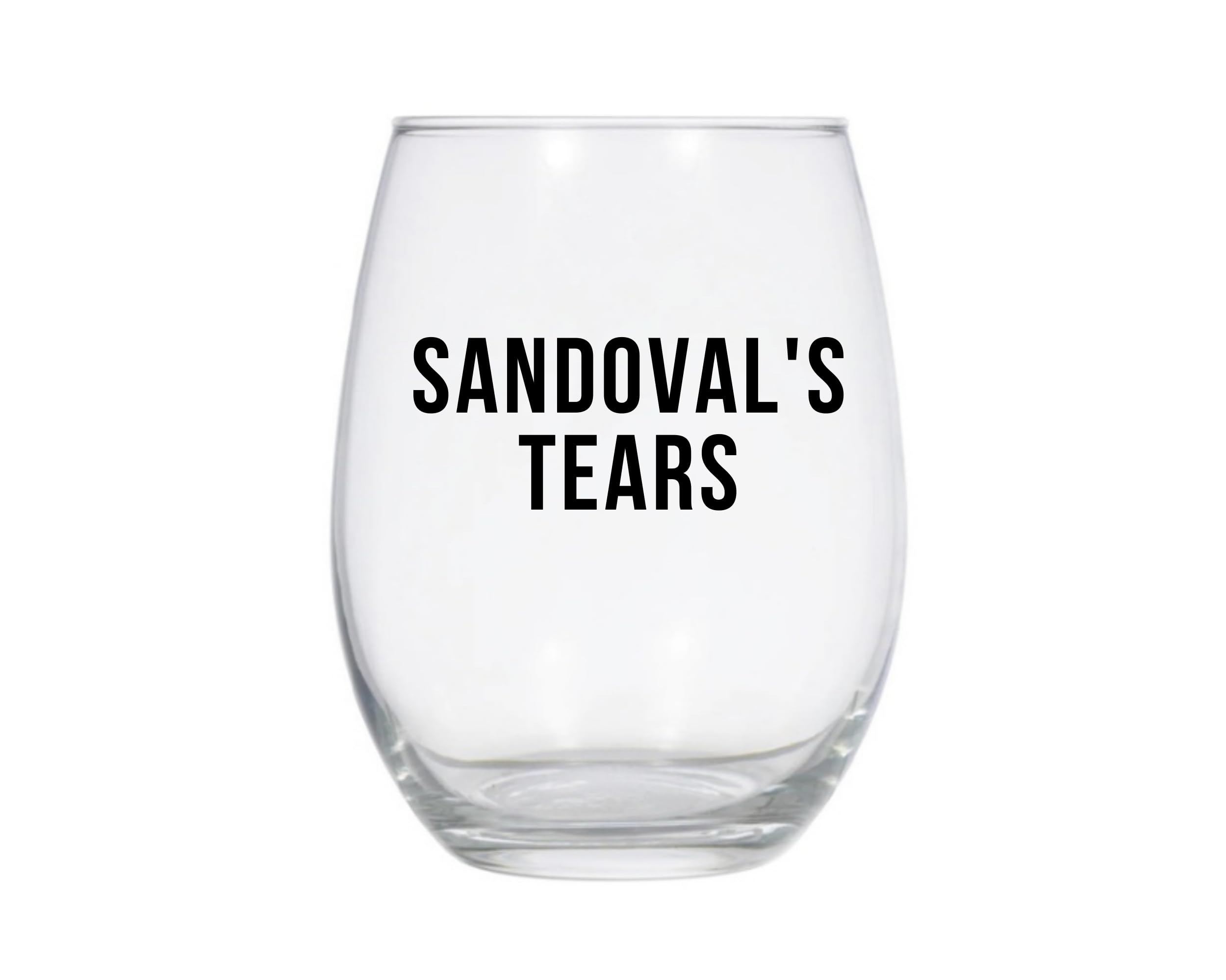 Sandovals Tears Stemless Wine Glass, Vanderpump Rules, VPR Reunion - 21oz