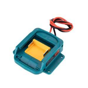 power wheels battery adapter for makita 18v lxt battery with 14 awg wire connector for bl1850b, bl1860b,bl1830b,bl1840b,bl1820b for diy rc car toys, robotics and rc truck
