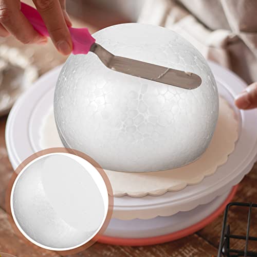 Luxshiny Spherical Cake Mold Wedding Decoration Wedding Ceremony Decorations Foam Cake Creative Cake Design Wedding Cake Stand Stencils for Crafts Cake Rounds Blocks Foams Cake