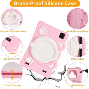 Android 10 8 Core 8 Inch HD Kids Tablet Computer PC WiFi Bundle Case 32G (Pink)