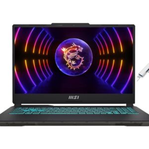 MSI Cyborg 15.6" 144hz Gaming Laptop | Intel i7-12650H Processor | 32GB RAM DDR5| 1024GB SSD | NVIDIA GeForce RTX 4060 | Backlit Keyboard | Windows 11 Home | Black | Bundle with USB 3.0 Hub