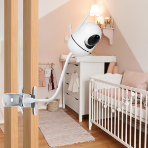 15.7 inches Baby Monitor Mount Compatible with HelloBaby HB6550/HB65/HB6550 pro/HB66/HB248,ANMEATE SM935E Baby Monitor Camera,Flexible Clip Clamp Mount Long Gooseneck Arm