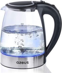 azeus electric kettle (stainless steel)