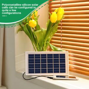 Kanayu 30 PCS Small Solar Panels3V 120MA Mini Polycrystalline Solar Cells DIY System Kits Epoxy Solar Panel Module Photovoltaic Cells Charger 60 x 55 mm for Solar Light Phone Charger Flashlight