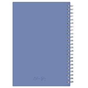 Blue Sky 2024 Weekly and Monthly Planner, January - December, 5" x 8", Frosted Cover, Wirebound, Lindley (101579-24)