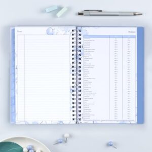 Blue Sky 2024 Weekly and Monthly Planner, January - December, 5" x 8", Frosted Cover, Wirebound, Lindley (101579-24)