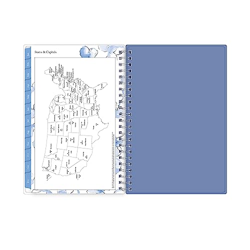 Blue Sky 2024 Weekly and Monthly Planner, January - December, 5" x 8", Frosted Cover, Wirebound, Lindley (101579-24)