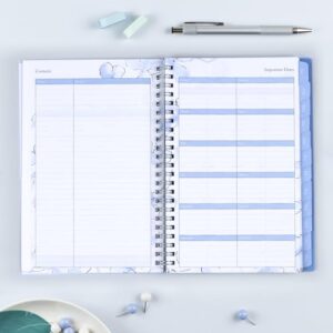 Blue Sky 2024 Weekly and Monthly Planner, January - December, 5" x 8", Frosted Cover, Wirebound, Lindley (101579-24)