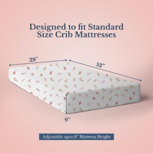 Premium Girls Crib Sheet Set - 2 Pack | Ultra-Soft Bedding for Crib Mattress and Toddler Beds | Girls Comfort and Elegance by Max&So…