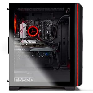 Skytech Chronos Gaming PC Desktop – AMD Ryzen 7 5700X 3.4 GHz, NVIDIA RTX 4070 Ti, 1TB NVME SSD, 16GB DDR4 RAM 3200, 750W Gold PSU, 240mm AIO, 11AC Wi-Fi, Windows 11 Home 64-bit