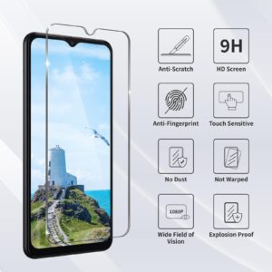 Corefyco Direct Galaxy A13 5G Screen Protector + Camera Lens Protector, 9H Hardness, Bubble Free, Anti Scratch, Easy to Install, HD Tempered Glass Film Compatible for Samsung Galaxy A13 5G [3+3 Pack]