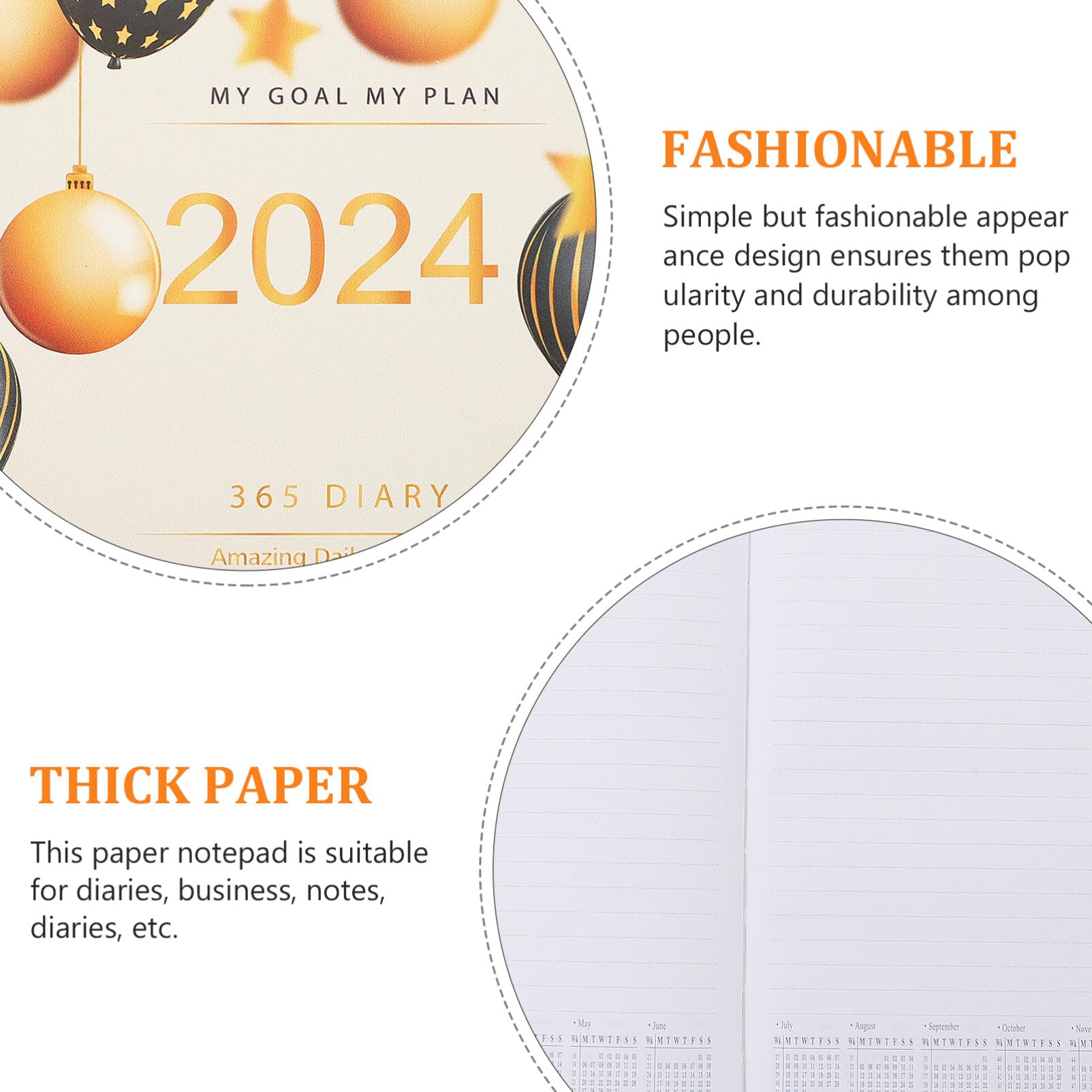 MAGICLULU Paper Small Notebook Multifunction Work