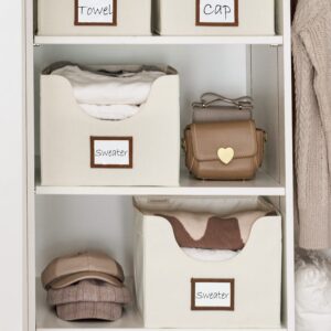 StorageWorks Decorative Storage Bins for Shelves