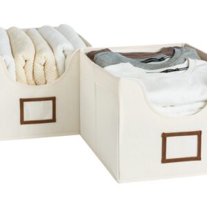 StorageWorks Decorative Storage Bins for Shelves